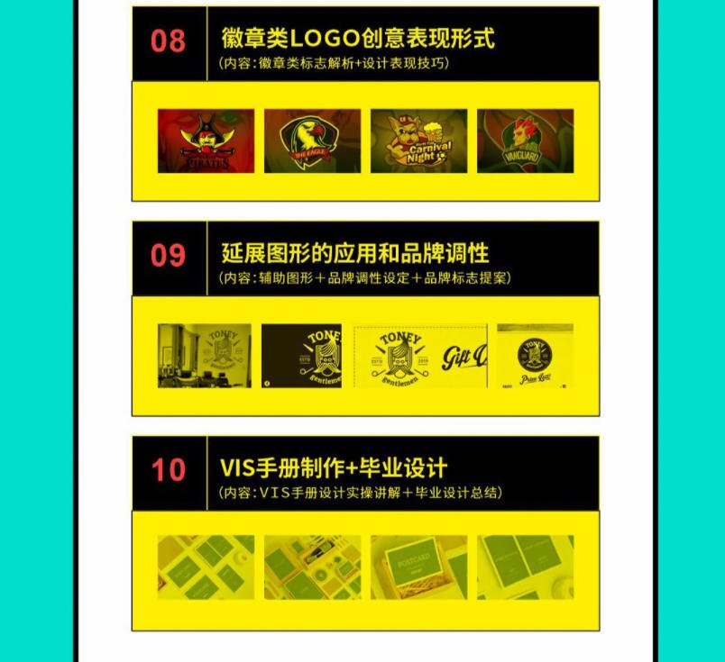 付顽童LOGO品牌标志设计特战营2021年8月【画质高清有素材】  第4张