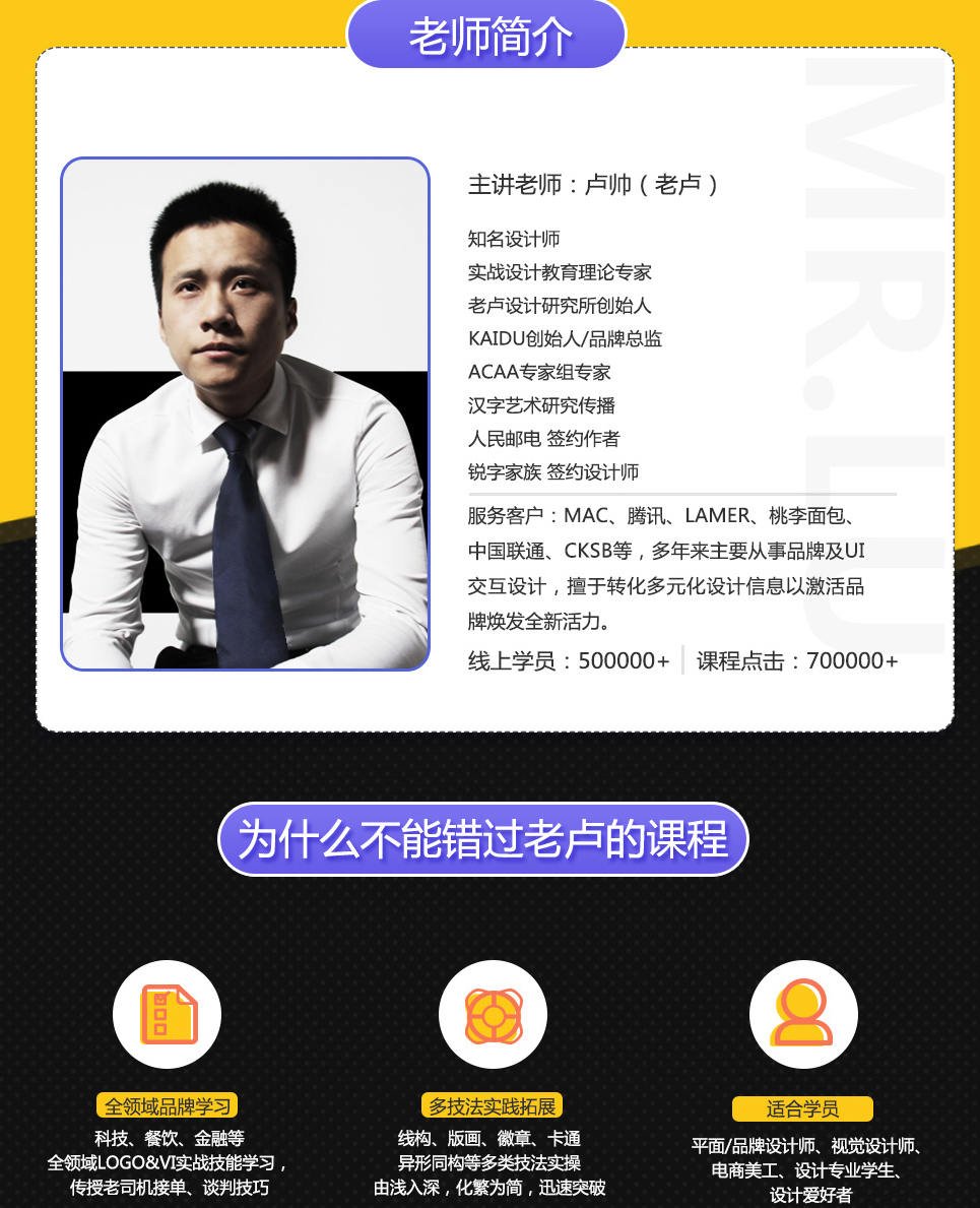 卢帅:商业LOGO-VI特训大师班  第3张