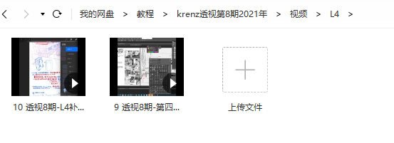 krenz透视第8期2021年4月结课【画质高清有笔刷课件】
