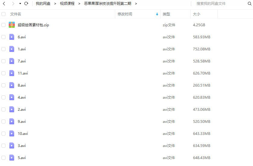 莫那恶果果厚涂技法提升班第二期 第4张 莫那恶果果厚涂技法提升班第二期 第4张