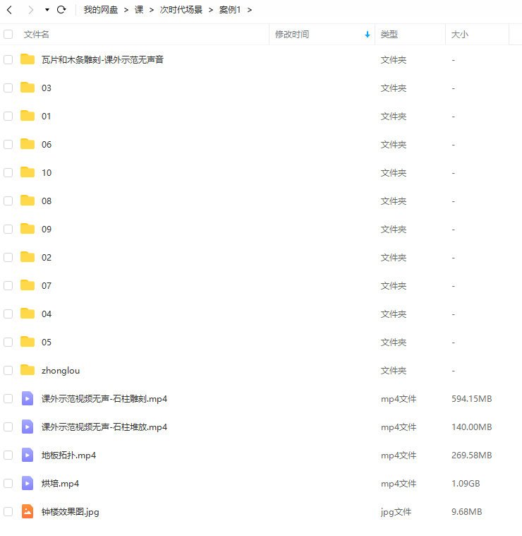 次时代场景建模全流程2020