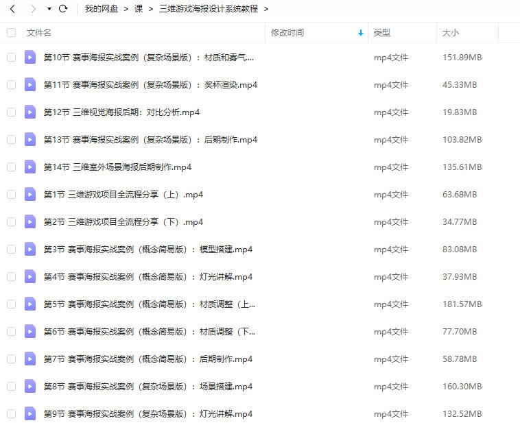 蓝枫 三维游戏海报设计系统教程2022