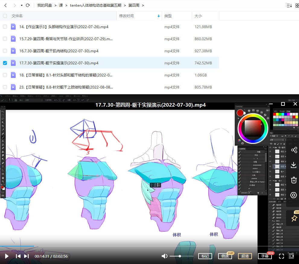 tenten云-人体结构动态基础第五期  第3张