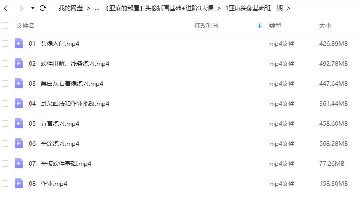 亚麻的部屋头像基础+进阶视频教程 第4张 亚麻的部屋头像基础+进阶视频教程 第4张