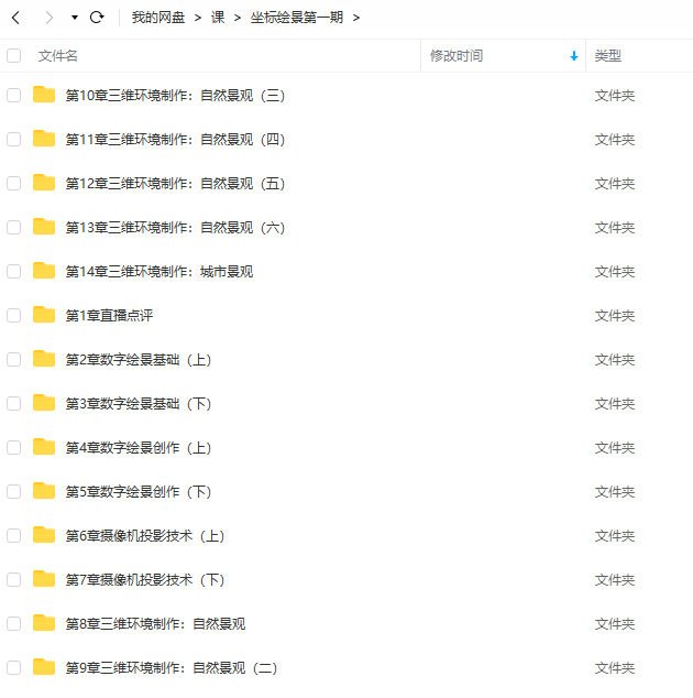 坐标绘景第一期视频教程  第2张