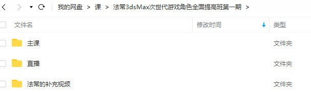 法常3dsMax次世代游戏角色(全面提高班第一期)