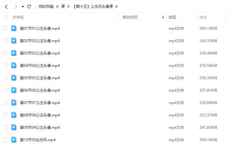 喵小玉公主风头像课  第2张