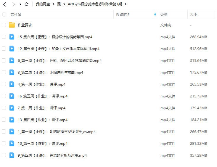 天元ArtGym概念美术色彩训练营第1期  第2张