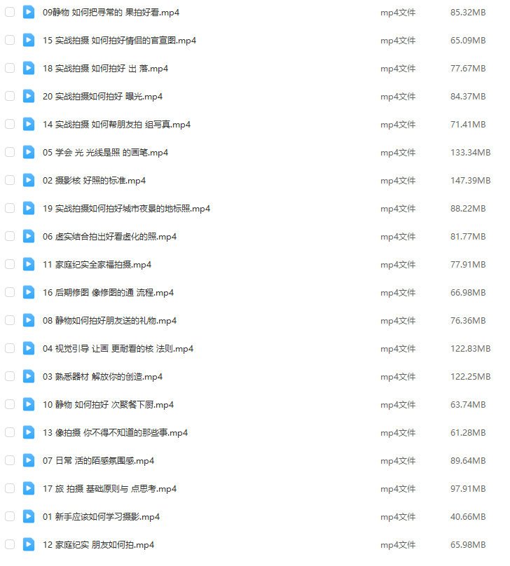 熊熊2023摄影创作实战课人像风光旅行  第2张