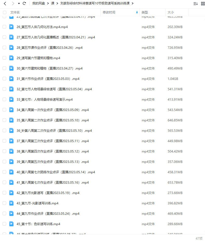 刘家彤综合材料诗意速写2023极致速写系统训练课  第2张