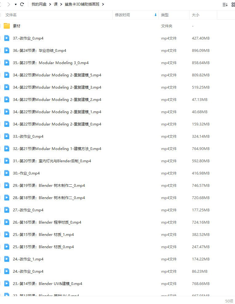 鲨鱼卡3D辅助插画班