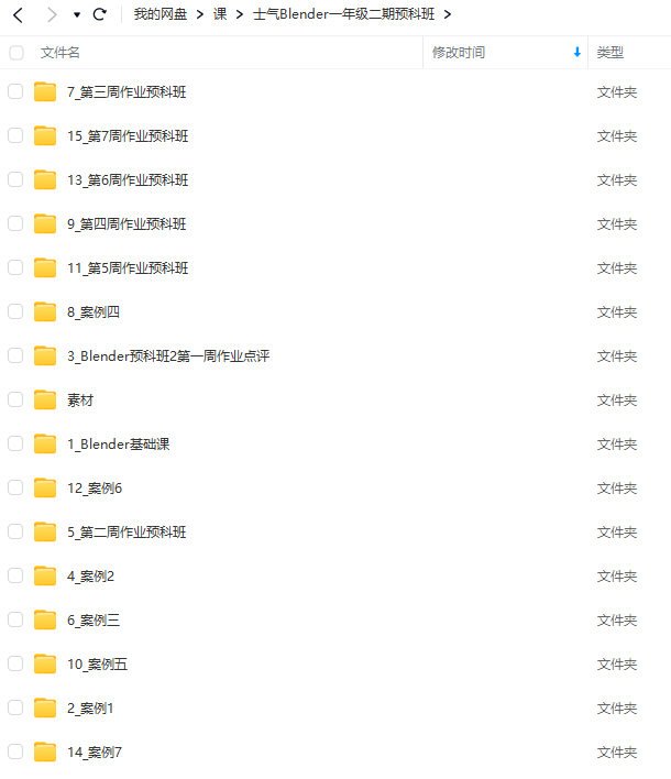 2024士气集团Blender一年级二期预科班  第2张